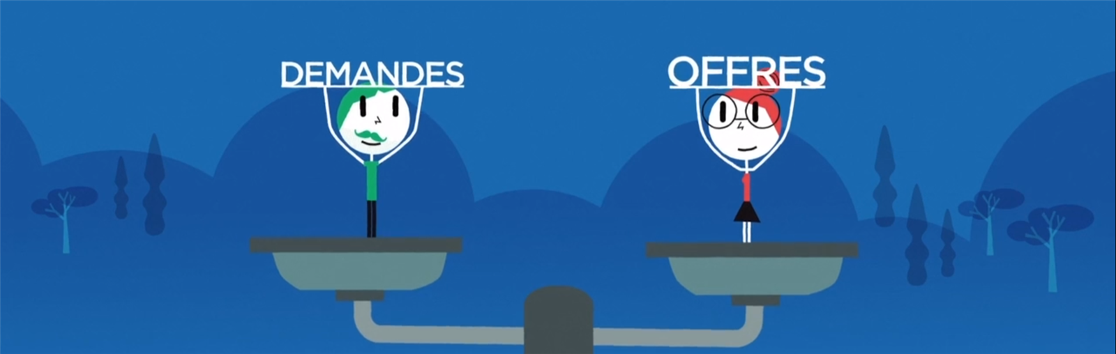 bandeau M&eacute;tiers en tension